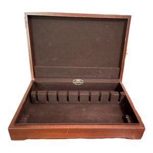 Reed & Barton Wood Anti-Tarnish Silverware Box
